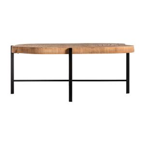 Table basse en bois de sapin marron 83x74x32 cm