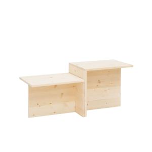 Table basse en bois de sapin naturelle 100x44,6cm