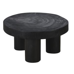 Table basse en bois de suar noir