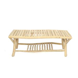 Table basse en bois de teak 140x70