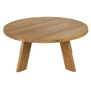 Table basse en bois de teck beige