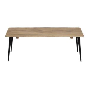 Table basse en bois marron 110 cm