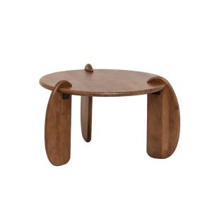 Table basse en bois marron 75 cm