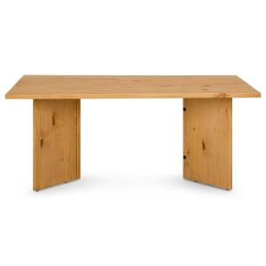 Table basse en bois massif, coloris naturel