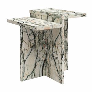 Table basse en effet marbre onyx