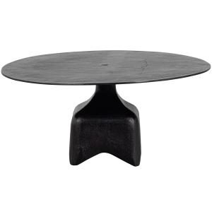 Table basse en métal noir/brun