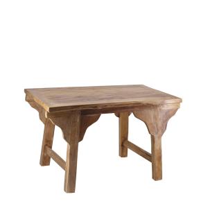 Table basse en teck naturel L 85cm