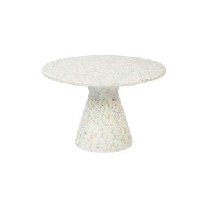 Table basse en terrazzo multicolore