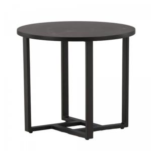 Table basse moderne en bois noir