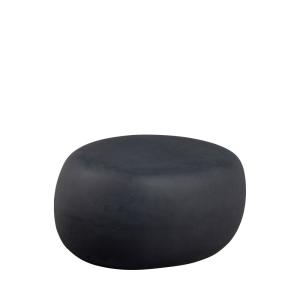 Table basse organique en fibre d'argile - Gris anthracite