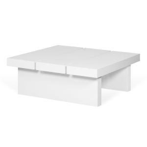 Table basse  placage blanc