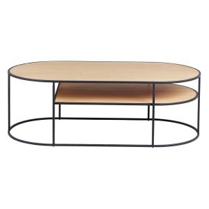 Table basse plateau chêne naturel 120cm