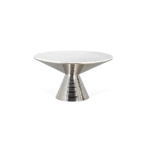 Table basse plateau marbre base métallique élégance intempo…