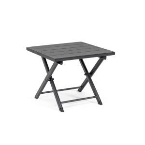 Table basse pliante de jardin en aluminium L44 anthracite