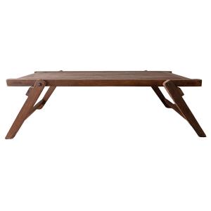 Table basse pliante en bois recyclé