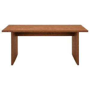 Table basse rectangulaire en bois massif, brun