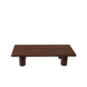 Table basse rectangulaire en manguier 4 pieds L115