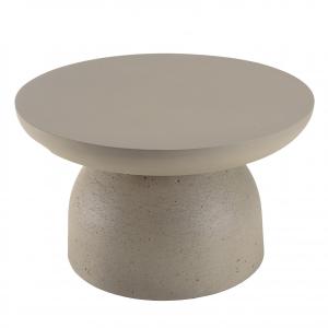 Table basse ronde effet béton D70