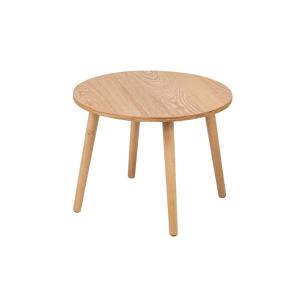 Table basse ronde en bois - diamètre 50 cm - Bois