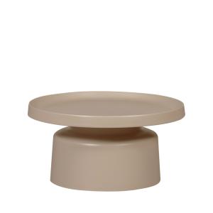 Table basse ronde en métal ø74cm - Beige