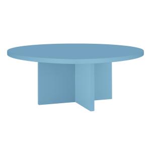 Table basse ronde, plateau résistant MDF 3cm bleu Cornish 1…