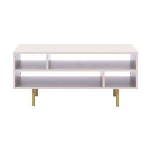 Table basse style contemporain 100 cm beige