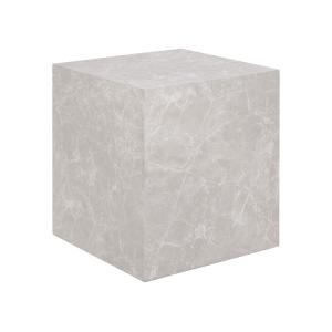 Table basse style contemporain 40 cm beige