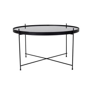 Table basse style contemporain 70 cm noir