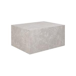 Table basse style contemporain 80 cm beige