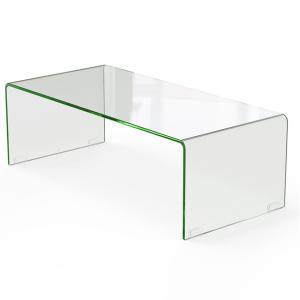 Table basse verre trempé,moderne minimaliste,transparent,10…