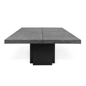 Table béton et noir L150