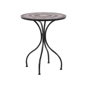 Table bistrot 60 cm 60 cm noir