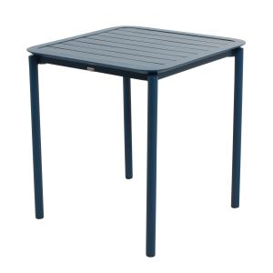 Table carrée de terrasse (70x70cm) bleu foncé