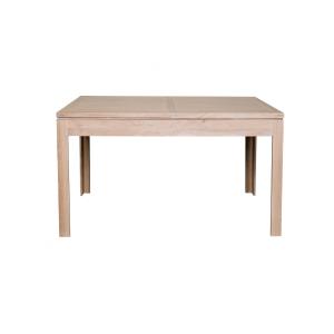 Table carrée extensible en chêne blanchi L140/200