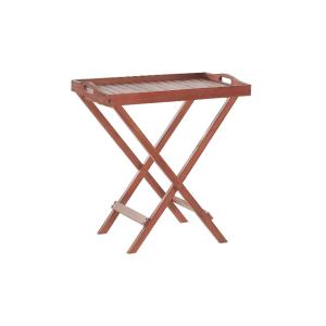 Table compacte en bois d'acacia massif rustique