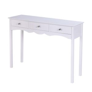 Table console avec 3 tiroirs 100 x 32 x 75cm