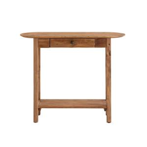 Table console en bois marron 94 cm