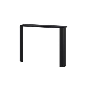 Table console en fibre de bois, noire
