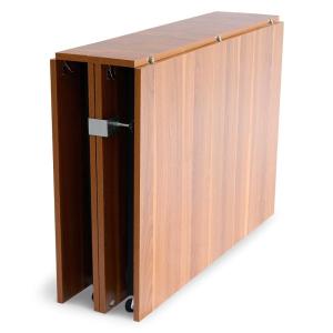 Table console extensible 300cm nefertiti bois noisette