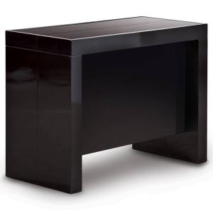 Table console extensible noir