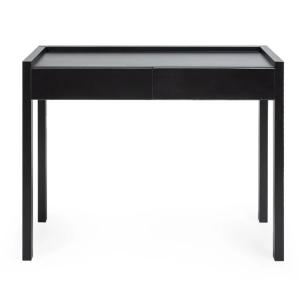 Table console laque noire matte