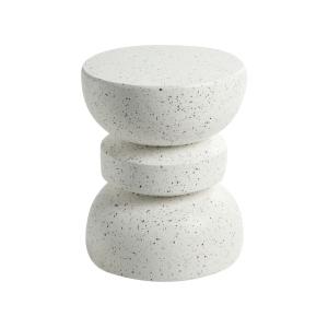 Table d'appoint 37 cm 37 cm effet terrasse terrazzo faïence…