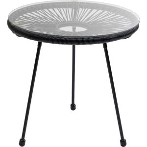Table d'appoint Acapulco Mono noire Kare Design
