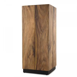 Table d'appoint carrée haute bois Suar L38
