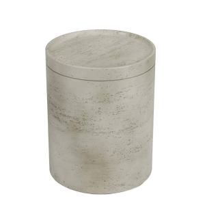 Table d'appoint cylindrique moderne en ciment