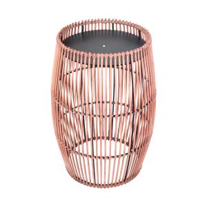 Table d'appoint de jardin en bambou marron