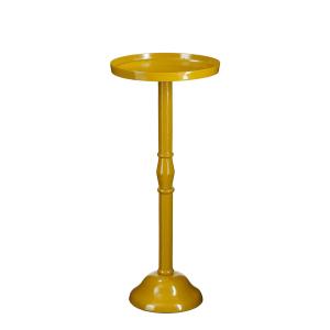 Table d'appoint en aluminium recyclé jaune foncé H58