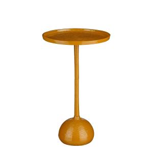 Table d'appoint en aluminium recyclé marron H58