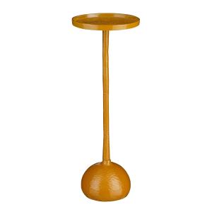 Table d'appoint en aluminium recyclé marron H68