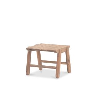 Table d'appoint en bois 46x41cm